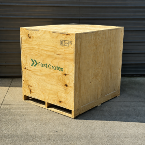 wood shipping crate
