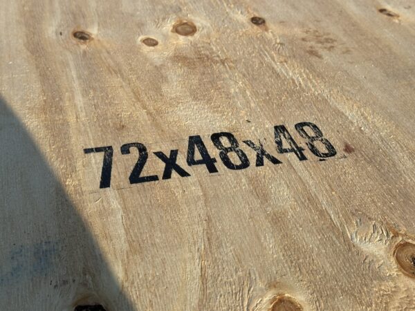 72x48x48 wood crate