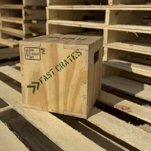 wood shipping crate
