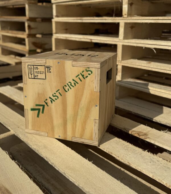 wood shipping crate