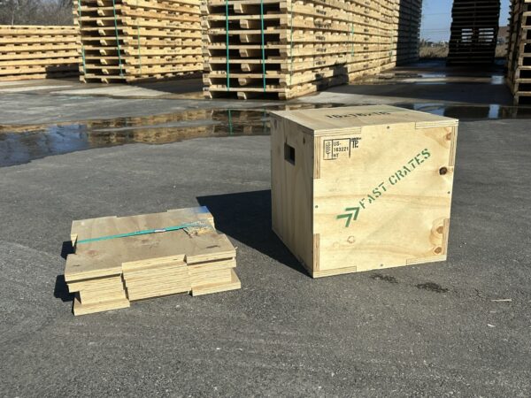 wooden crate