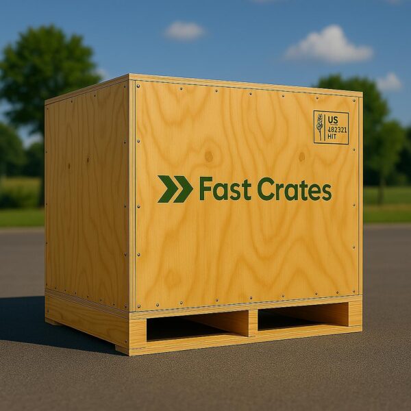 Wood crate